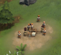 8 starting villagers at the Village Centre.png